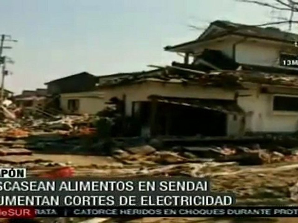 Sigue búsqueda de sobrevivientes en Sendai, Japón