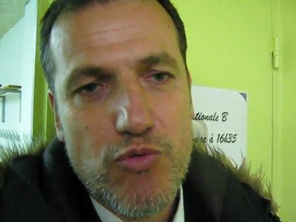 Rugby - Christophe Niogret réagit après USB - Massy