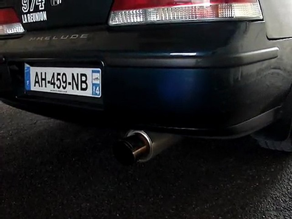 catback inox srs honda prelude 2.2 vtec rupture