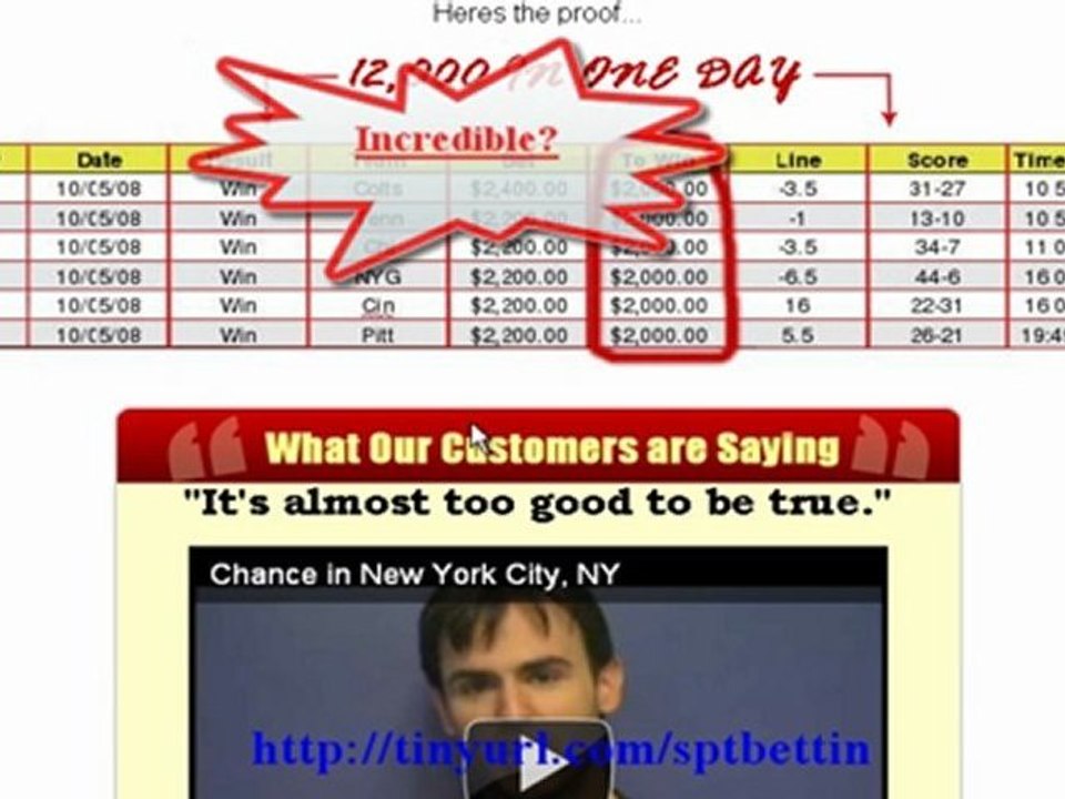 "How to make money with sports betting" Guaranteed