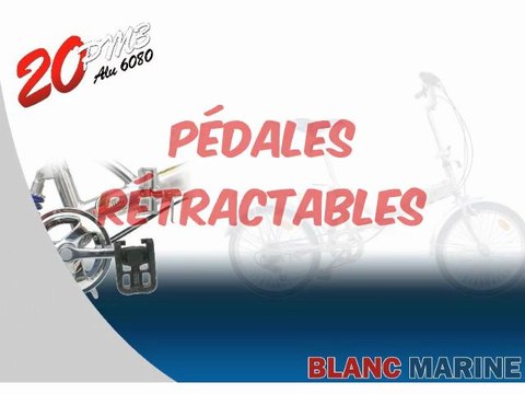 Vélo pliant Blanc Marine 20pm3