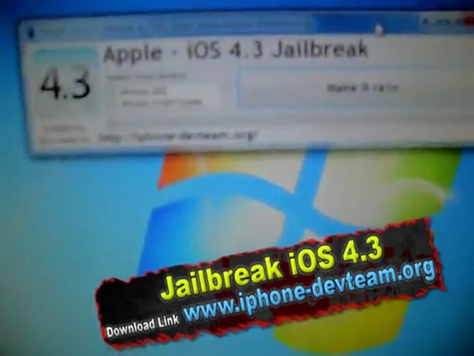 Jailbreak Apple ios 4.3 firmware on Apple Devices