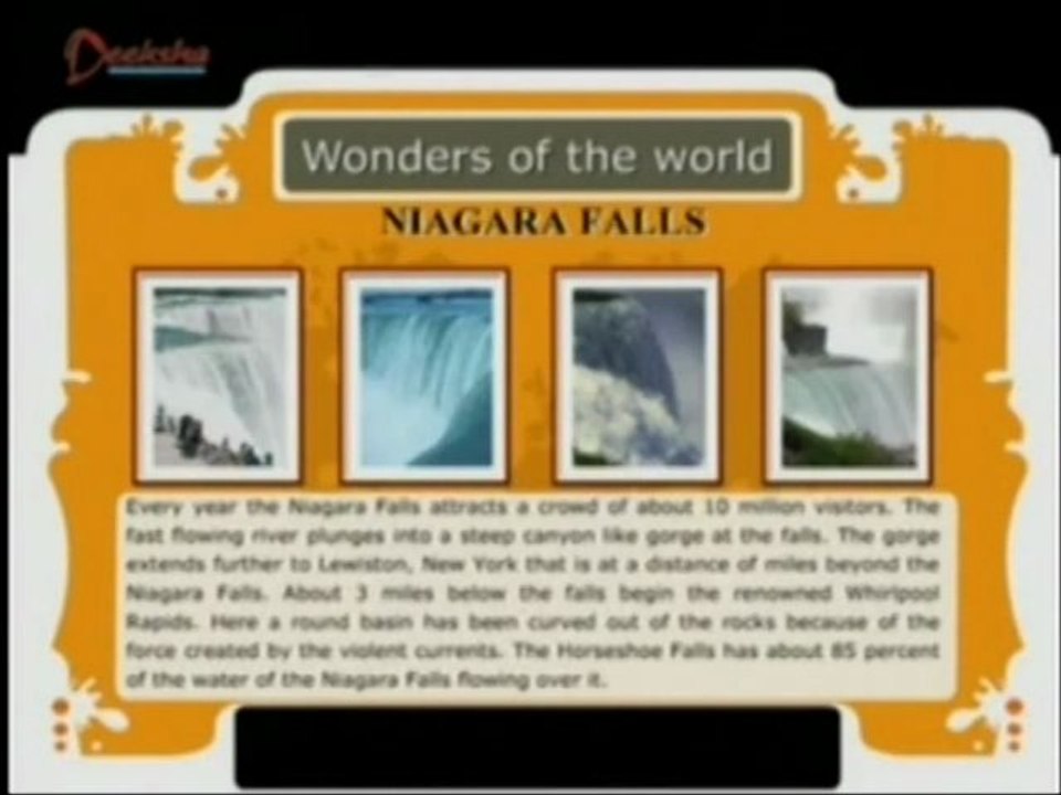 Wonders Of The World  - Niagara Falls