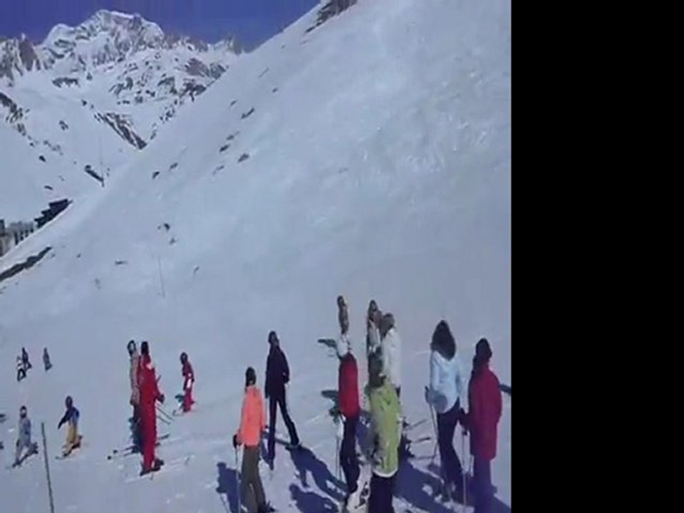 Les marmottons pour la premiere fois sur les pistes