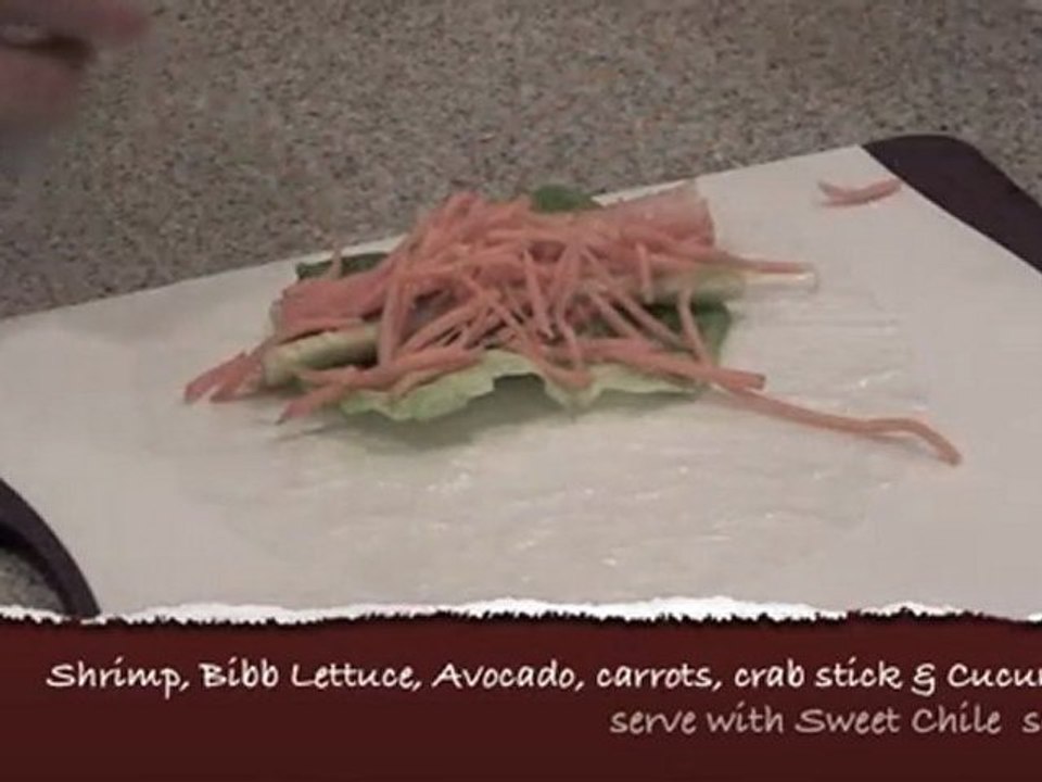 My Sushi Daddy's Summer Rolls w/ Sweet Chile Sauce