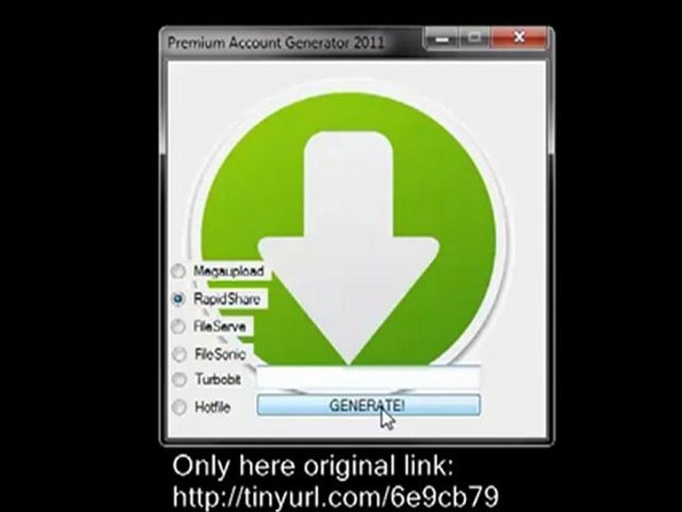 Premium Link Generator 2011! RapidShare Hotfile ...