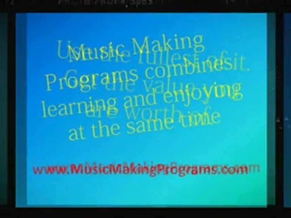Music Making Programs : Making Music on Your Own Computer H