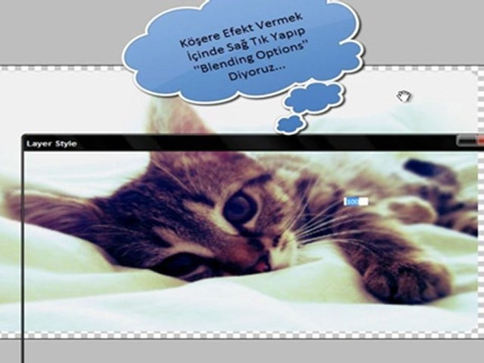 Photoshop Resmin Kenarlarını Oval Yapma