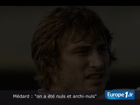 Médard : on a été nuls et archi-nuls