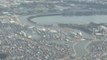 Aerial views of devastation in Japan coastal towns