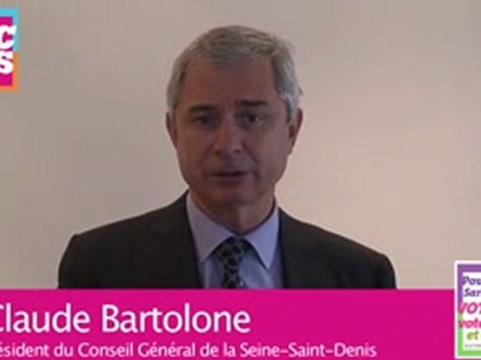 Claude Bartolone appelle au vote utile !