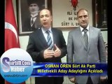 Osman Ören Milletvekili Adaylığını Açıkladı