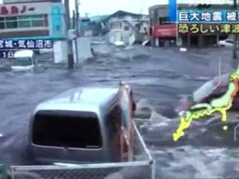 La côte nord-est du Japon dévastée par le tsunami