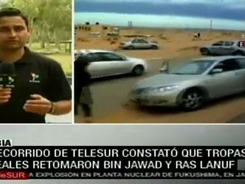 Fuerzas leales a Al-Gaddafi retoman principales ciudades