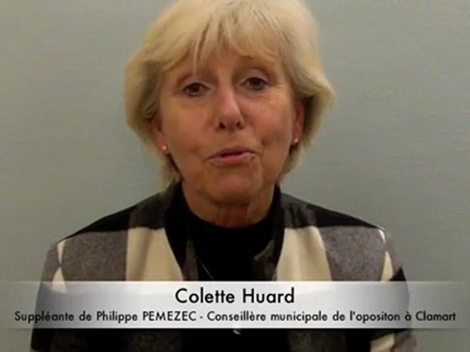 Cantonales 2011 : Soutien de Colette Huard - Ma suppléante
