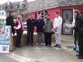 Chorale au marché de Ploërmel - Campagne de David Cabas