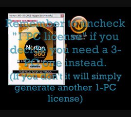 Free Norton 360 2011 Keygen (v5.0)