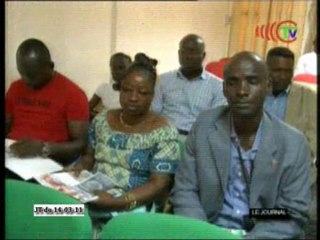 Point de presse organisé par Cyr Ebina