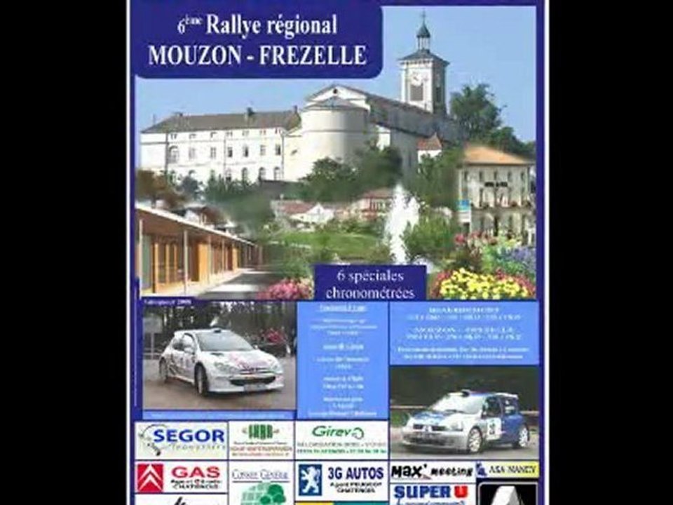 Rallye Mouzon Frezelle  2009 1er  partie