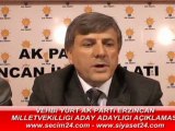 Erzincan AK Parti Vehbi Yurt aday adaylığı açıklama