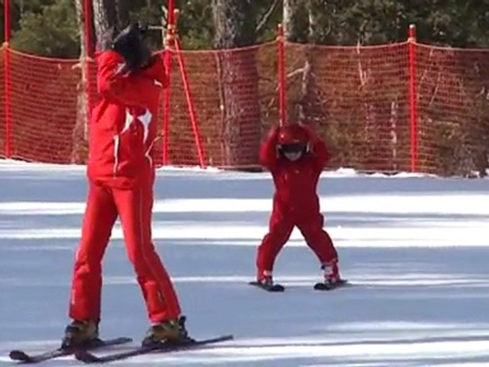 Soleil et neige à Gréolières