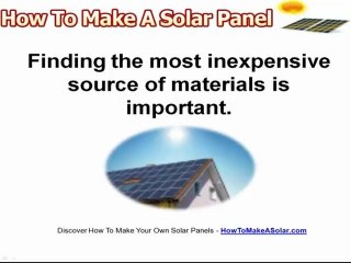 How To Help You Create A Solar Panel DIY Solar Panel