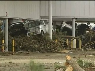 Japanese airport devastated by tsunami