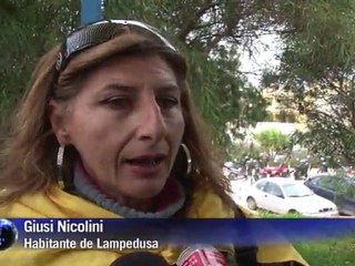 Italie : Marine Le Pen en visite à Lampedusa