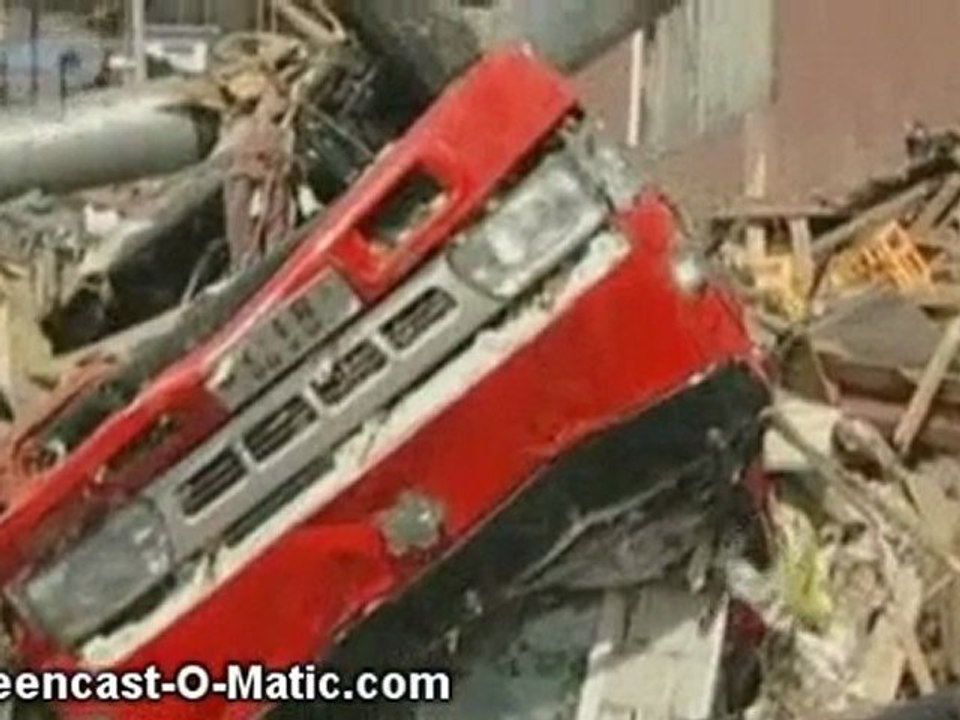 Japon Tsunami impresionante video