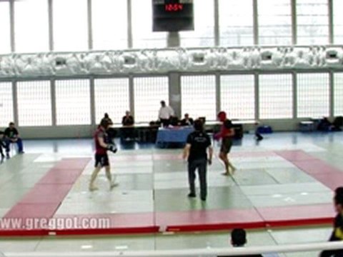 Sanda - Championnat IDF Mars 2011 - El Hassane - Combat 01