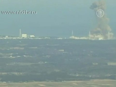 Взрыв на АЭС в Японии засняли на видео