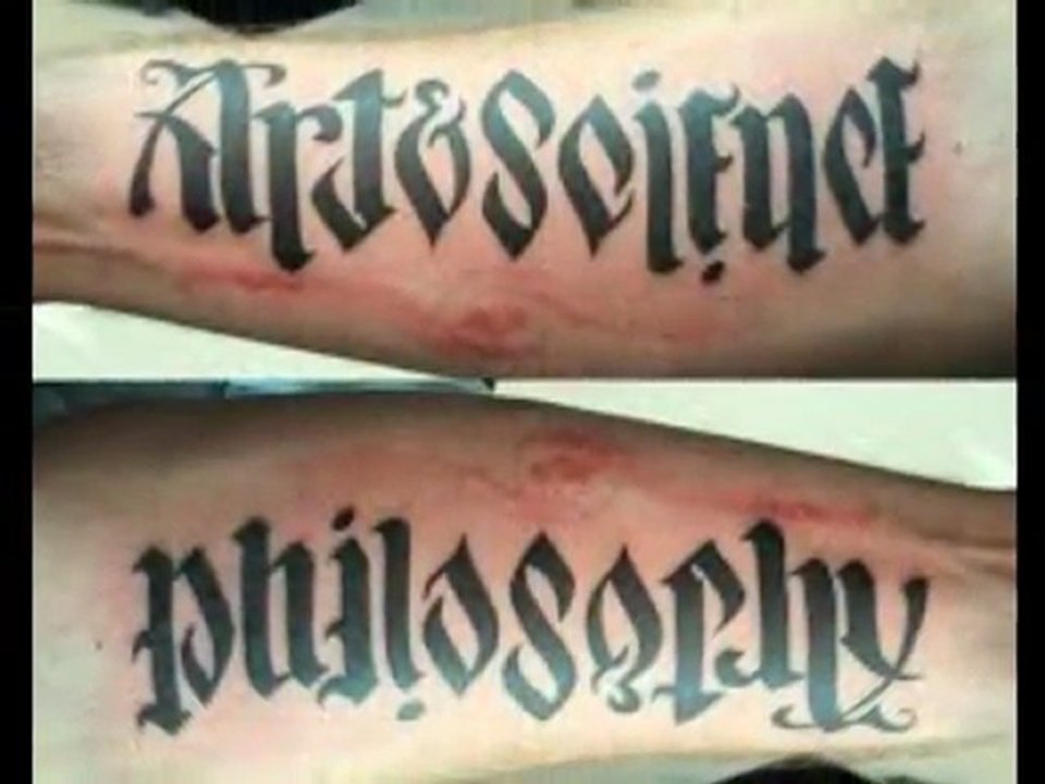 Ambigram Tattoos