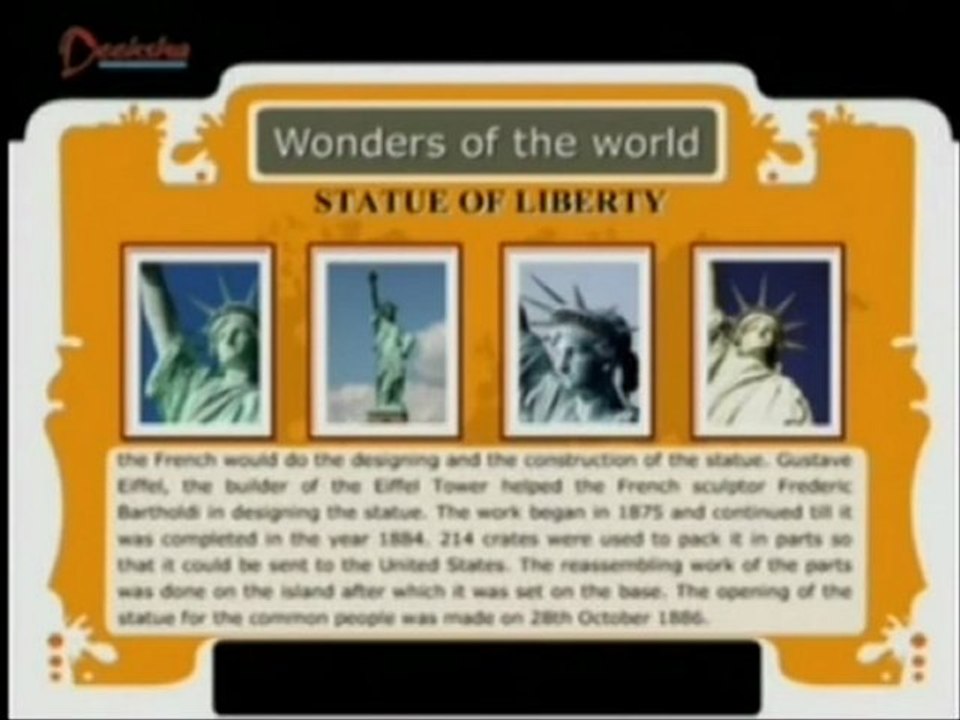 Wonders Of The World  - Statue Of Liberty