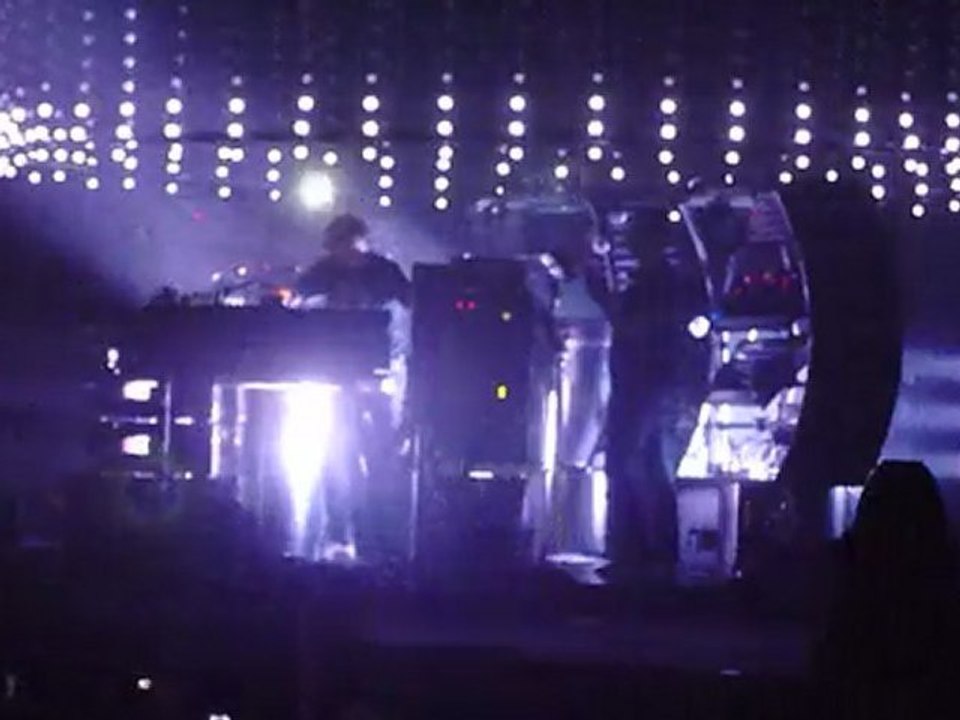 Ouverture du concert des Chemical Brothers