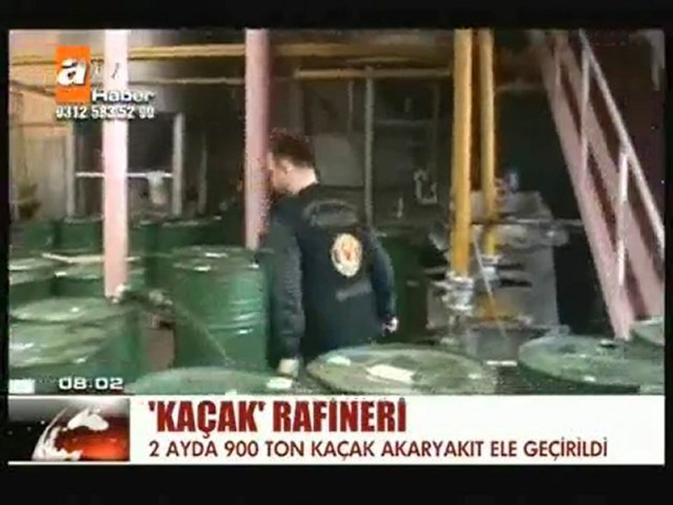 TUZLA'DA KAÇAK RAFİNERİ