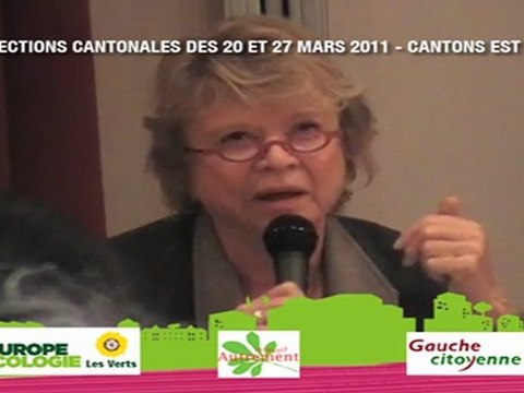 Eva Joly soutient les candidats EELV et PS