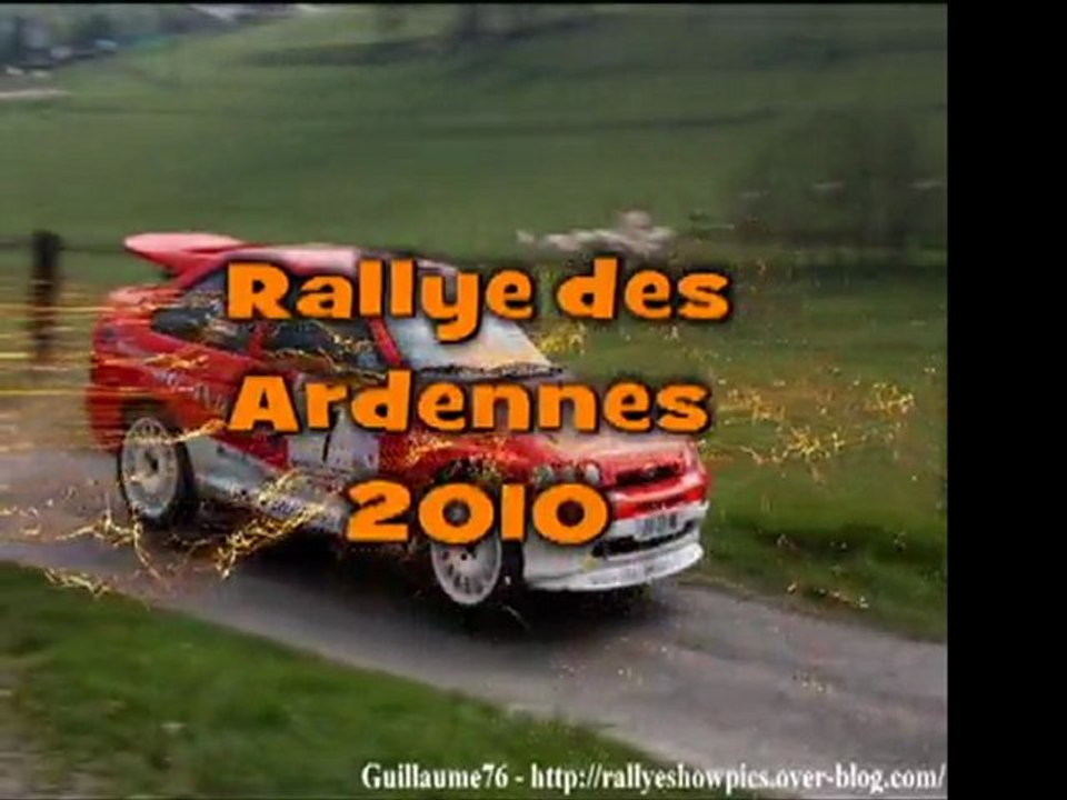 Rallye des Ardennes 2010 Gilles Antoine Michael Mauvais