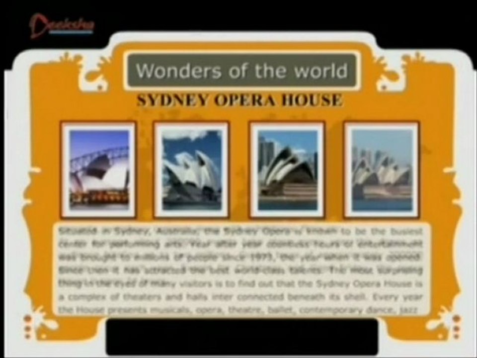 Wonders Of The World  - Sydney Opera House