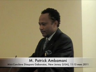 Intervention Patrick Ambamani - Appel de Montclair