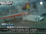 Images amateur du tsunami au Japon - no comment