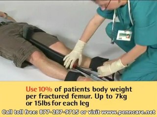 Sager Traction Splint Model SX404 from Penn Care EMS ...