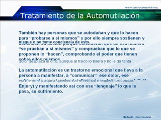 Terapia Psicológica -  Automutilación