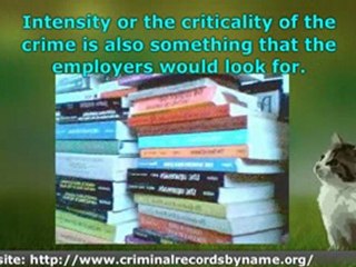 How Do Employers Come To A Conclusion When Using Criminal Re