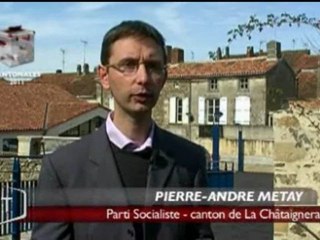 Pierre-André Métay, canton de la Chataigneraie - TV Vendée