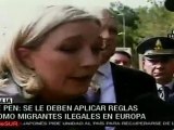 Pide Marine Le Pen aplicar reglas a migrantes ilegales