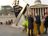 London 2012 countdown clock stops