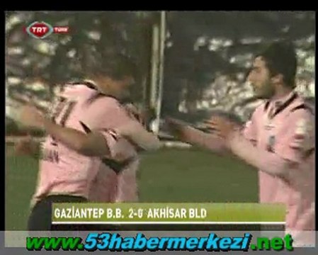 Gaziantep Büyükşehir Belediyespor: 2 Akhisar Belediyespor: 0