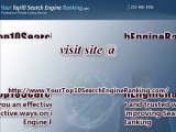 Ways On Improving Search Engine Ranking