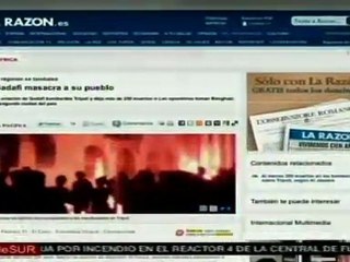 Gobierno critica cobertura mediática a conflicto libio