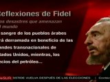 Fidel Castro analiza situación del mundo árabe